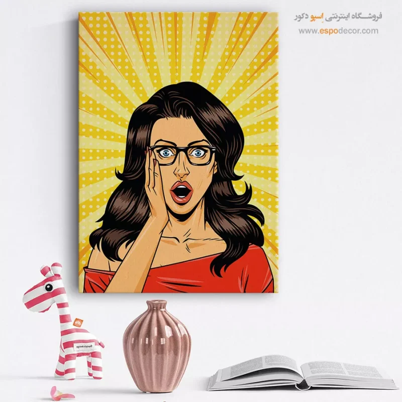تابلو چهره خاص برای اتاق نوجوان
