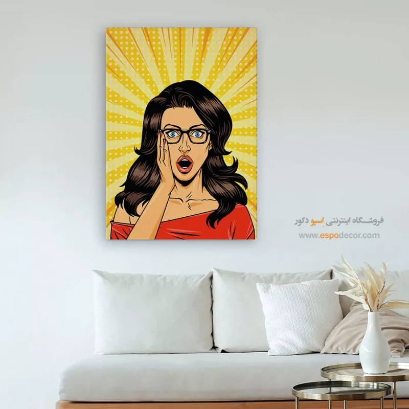 تابلو چهره خاص برای اتاق نوجوان