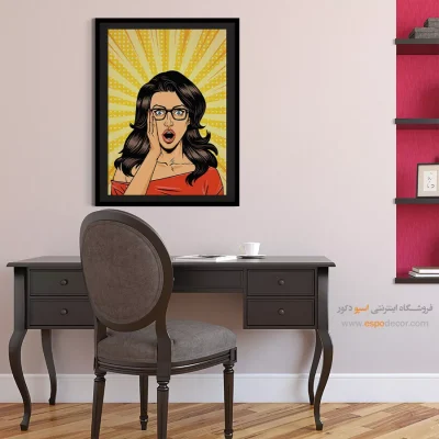 تابلو چهره خاص برای اتاق نوجوان - نگاه فرهنگ – تابلو چهره - اسپو دکور