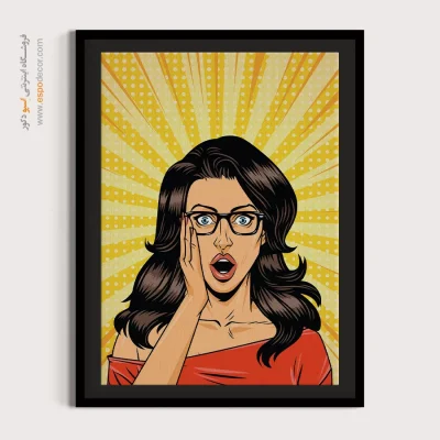 تابلو چهره خاص برای اتاق نوجوان - نگاه فرهنگ – تابلو چهره - اسپو دکور