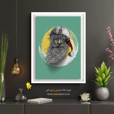 تابلو دکوراتیو چهره بزرگ برای سالن زیبایی - شعر – تابلو چهره - اسپو دکور