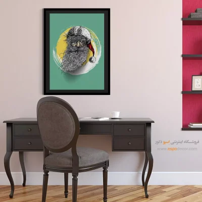 تابلو دکوراتیو چهره بزرگ برای سالن زیبایی - شعر – تابلو چهره - اسپو دکور