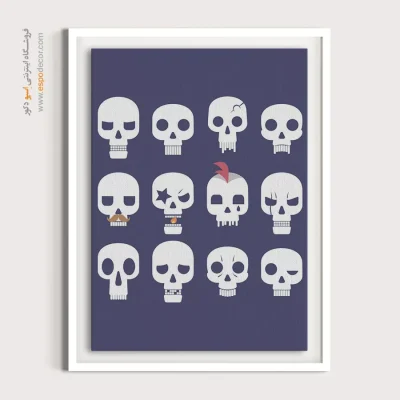 تابلو دکوراتیو چهره مینیمال برای نشیمن - بینش – تابلو چهره - اسپو دکور