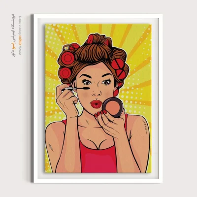 پرفروش‌ترین تابلو صورت برای اتاق - ذات خالص – تابلو چهره - اسپو دکور