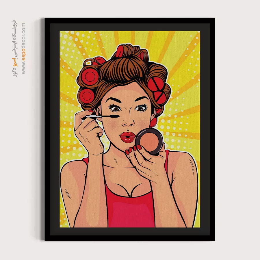 پرفروشترین تابلو صورت برای اتاق - ذات خالص – تابلو چهره - اسپو دکور