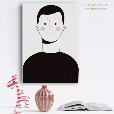 خرید تابلو پرتره رنگی برای کافه