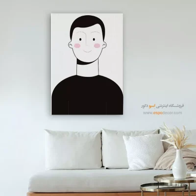 خرید تابلو پرتره رنگی برای کافه