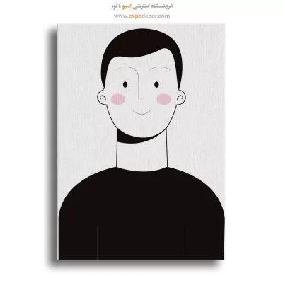 خرید تابلو پرتره رنگی برای کافه