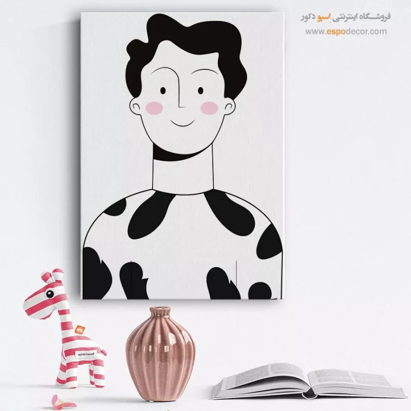تابلو دکوراتیو چهره خاص برای رستوران