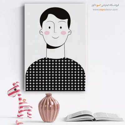 تابلو چهره هنری برای رستوران