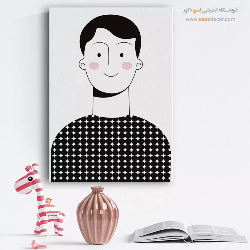 تابلو چهره هنری برای رستوران