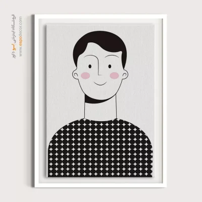 تابلو چهره هنری برای رستوران - چشم انداز اثیری – تابلو چهره - اسپو دکور