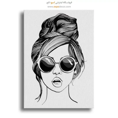 خرید تابلو پرتره بدون قاب برای نشیمن