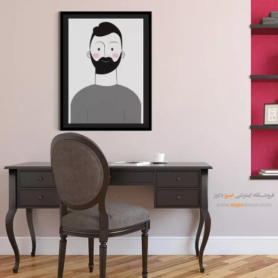 تابلو صورت بدون قاب برای خانه - الهی – تابلو چهره - اسپو دکور