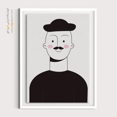 تابلو چهره رنگی برای گالری - صورتهای متعالی – تابلو چهره - اسپو دکور