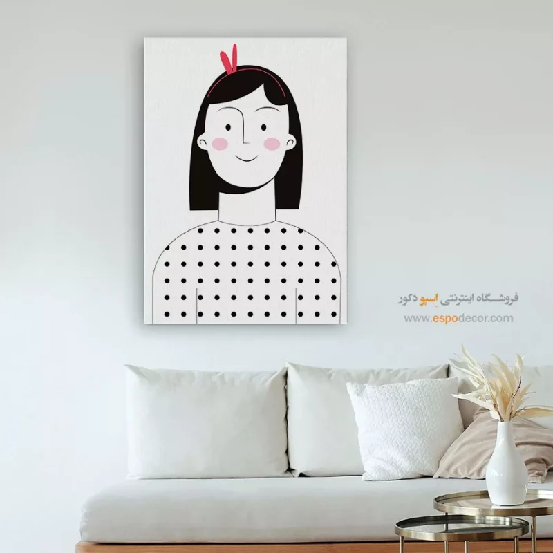 خرید تابلو پرتره بدون قاب برای خانه