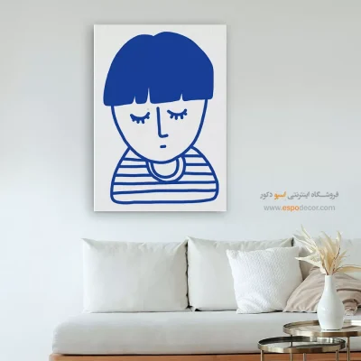 خرید تابلو صورت قاب‌دار برای سالن زیبایی