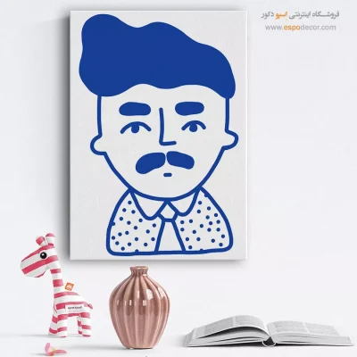 تابلو پرتره فانتزی برای کافه