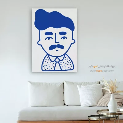 تابلو پرتره فانتزی برای کافه