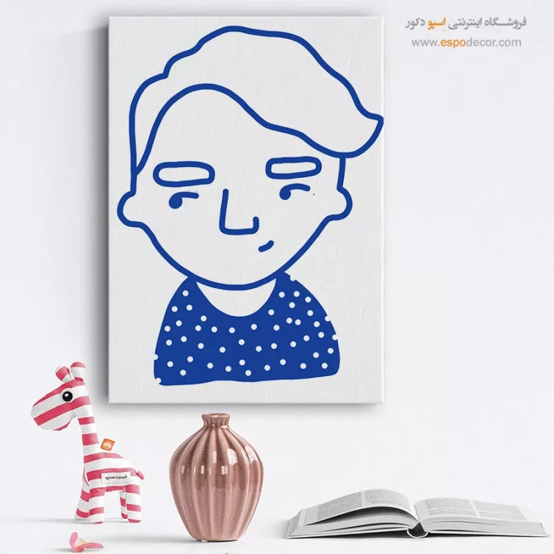 خرید تابلو دکوراتیو چهره رنگی برای سالن زیبایی