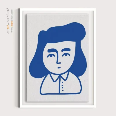 خرید تابلو پرتره فانتزی برای مزون - مهربانی – تابلو چهره - اسپو دکور