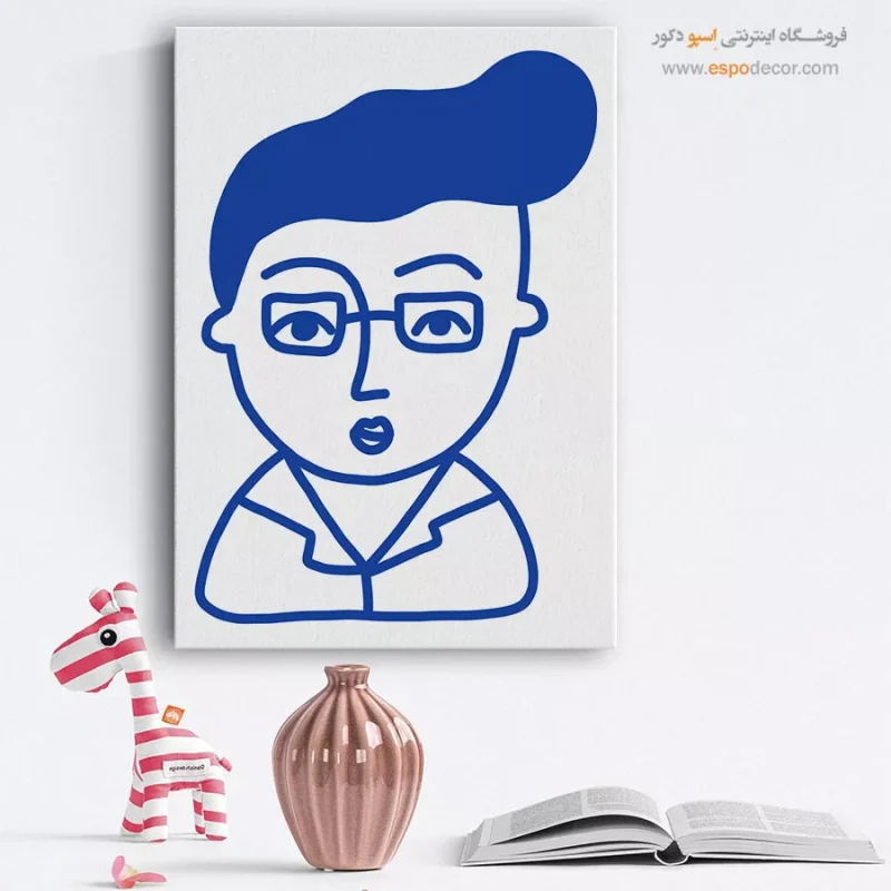 تابلو صورت مینیمال برای سالن زیبایی