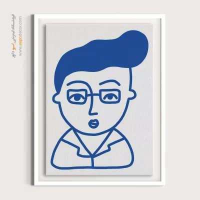 تابلو صورت مینیمال برای سالن زیبایی - خاطرات – تابلو چهره - اسپو دکور