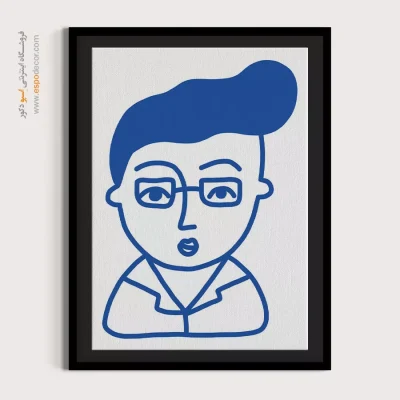 تابلو صورت مینیمال برای سالن زیبایی - خاطرات – تابلو چهره - اسپو دکور