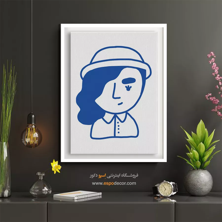 قیمت تابلو چهره هنری - حقیقت – تابلو چهره - اسپو دکور