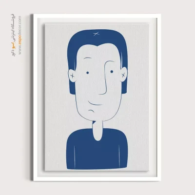 خرید تابلو چهره رنگی برای سالن زیبایی - دل‌نشین – تابلو چهره - اسپو دکور