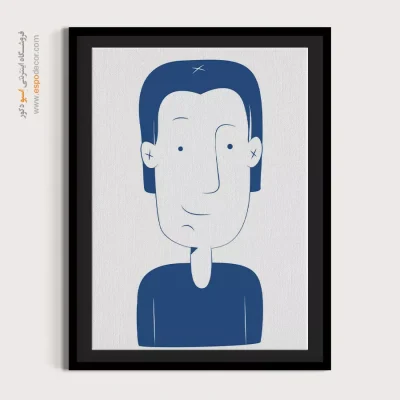 خرید تابلو چهره رنگی برای سالن زیبایی - دل‌نشین – تابلو چهره - اسپو دکور