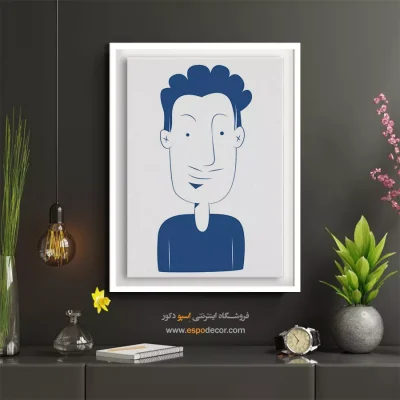 خرید تابلو پرتره هنری برای خانه - امید – تابلو چهره - اسپو دکور