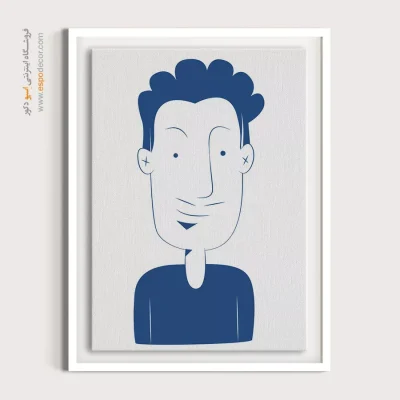 خرید تابلو پرتره هنری برای خانه - امید – تابلو چهره - اسپو دکور