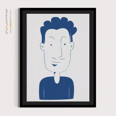خرید تابلو پرتره هنری برای خانه - امید – تابلو چهره - اسپو دکور