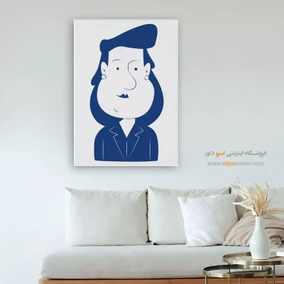 تابلو پرتره مدرن برای پذیرایی