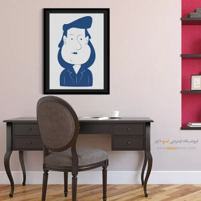 تابلو پرتره مدرن برای پذیرایی - سرزندگی – تابلو چهره - اسپو دکور
