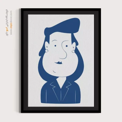 تابلو پرتره مدرن برای پذیرایی - سرزندگی – تابلو چهره - اسپو دکور