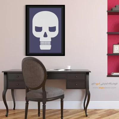 خرید تابلو چهره رنگی برای رستوران - نگاه پرنور – تابلو چهره - اسپو دکور