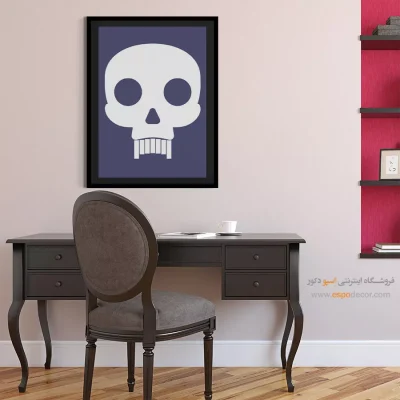 تابلو صورت قاب‌دار برای نشیمن - مثبت – تابلو چهره - اسپو دکور