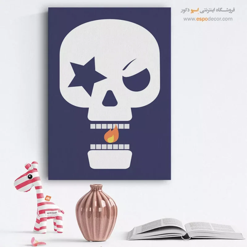 تابلو پرتره قاب‌دار برای اتاق خواب