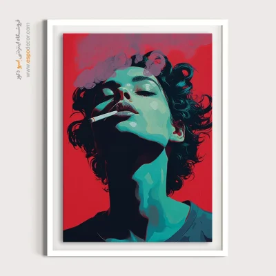 خرید تابلو چهره خاص برای پذیرایی - خوشحالی – تابلو چهره - اسپو دکور