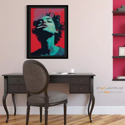 خرید تابلو چهره خاص برای پذیرایی - خوشحالی – تابلو چهره - اسپو دکور