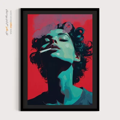 خرید تابلو چهره خاص برای پذیرایی - خوشحالی – تابلو چهره - اسپو دکور