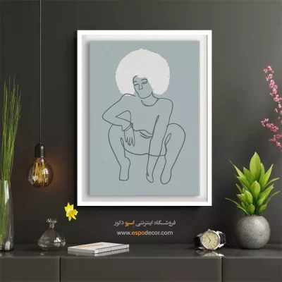 جدیدترین تابلو نقاشی چهره برای اتاق - پرنشاط – تابلو چهره - اسپو دکور