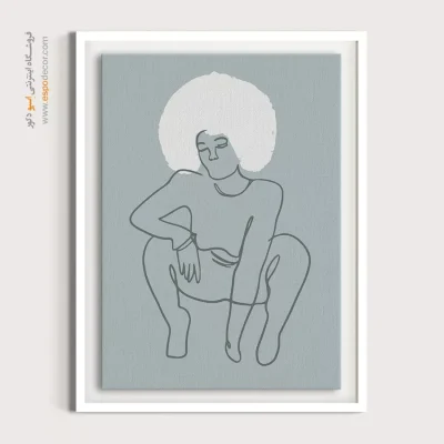 جدیدترین تابلو نقاشی چهره برای اتاق - پرنشاط – تابلو چهره - اسپو دکور