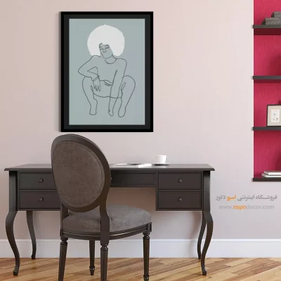 جدیدترین تابلو نقاشی چهره برای اتاق - پرنشاط – تابلو چهره - اسپو دکور