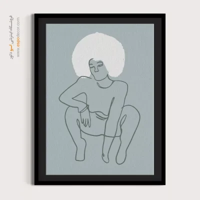 جدیدترین تابلو نقاشی چهره برای اتاق - پرنشاط – تابلو چهره - اسپو دکور