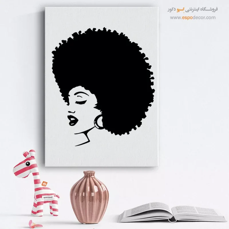 تابلو چهره فانتزی برای پذیرایی