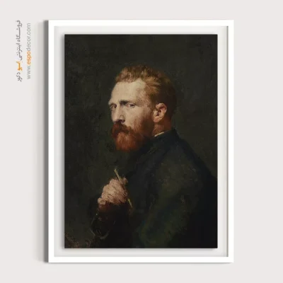 تابلو صورت مدرن برای نشیمن - پرتره ون گوگ – تابلو چهره - اسپو دکور