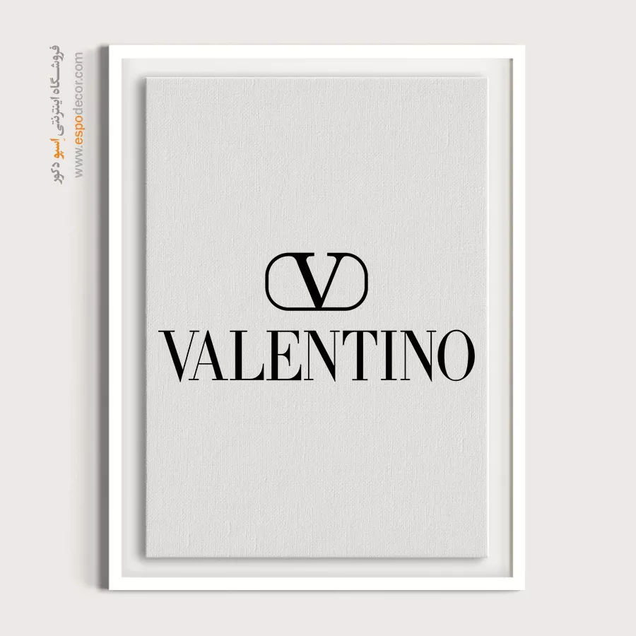 تابلو لوگو های معروف – VALENTINO - اسپو دکور